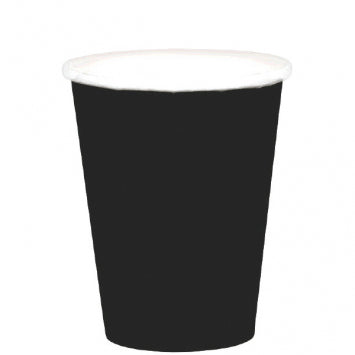 Black 9oz Paper Cups