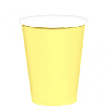 Light Yellow 9oz Paper Cups