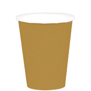 Gold 9oz Paper Cups