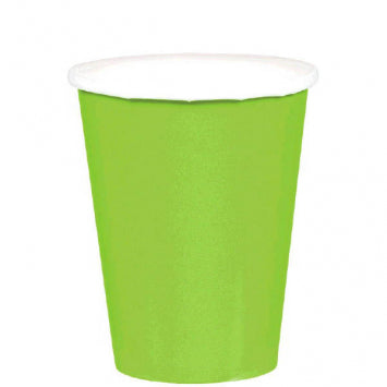 Kiwi Green 9oz Paper Cups