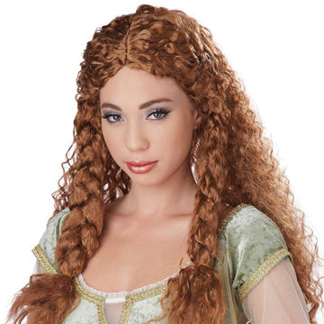 Brown Renaissance Wig