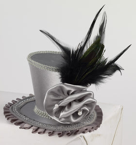 Mini Grey Top Hat