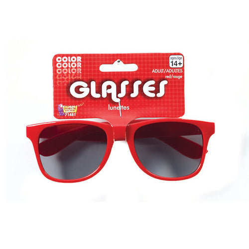 Blues Glasses - Red