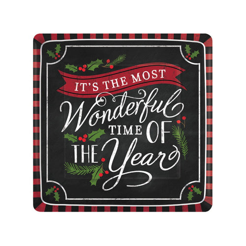 Most Wonderful Time Dessert Plates