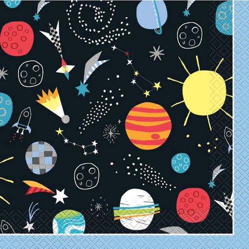 Outer Space Luncheon Napkins