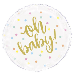 Oh Baby 18" Foil Balloon