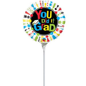 You Did It Grad 9" Microfoil Balloon