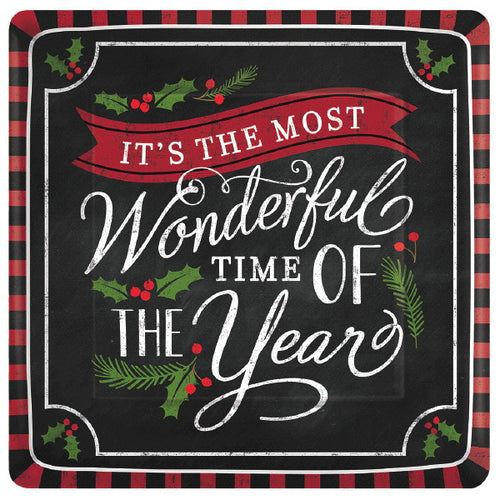 Most Wonderful Time Dinner Plates