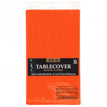 Orange Rectangular Table Cover