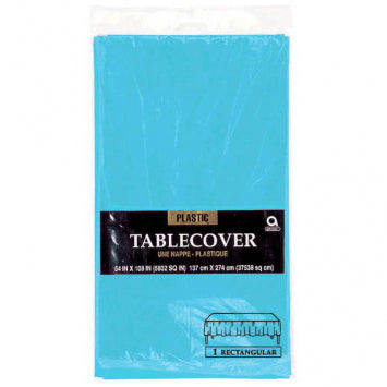 Caribbean Blue Rectangular Table Cover