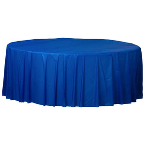Royal Blue 84" Round Table Cover