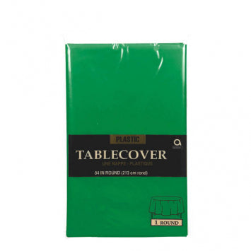 Festive Green Round Table Cover
