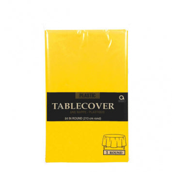 Yellow Round Table Cover
