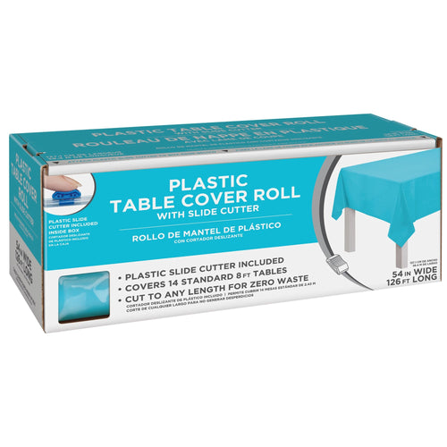 Caribbean Blue Table Cover Roll
