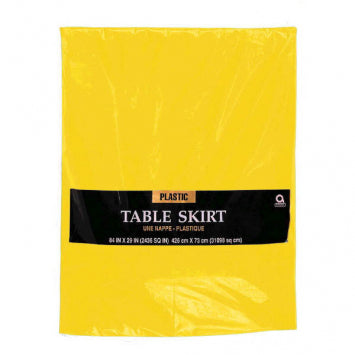 Yellow Table Skirt