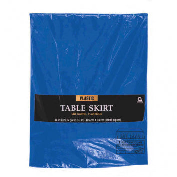 Royal Blue Table Skirt