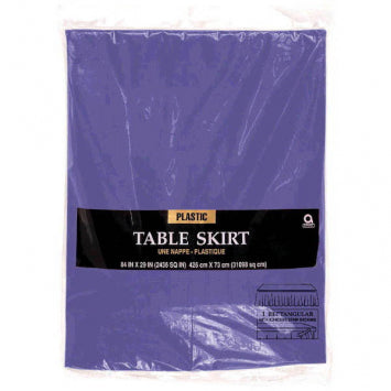 Purple Table Skirt