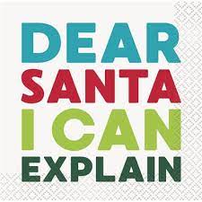 Dear Santa… Beverage Napkins
