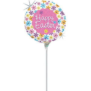 Easter Petals 9" Microfoil Balloon