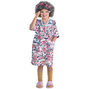 Old Lady Costume - Small The Party Place Old Lady Costume - Small The Party Place
