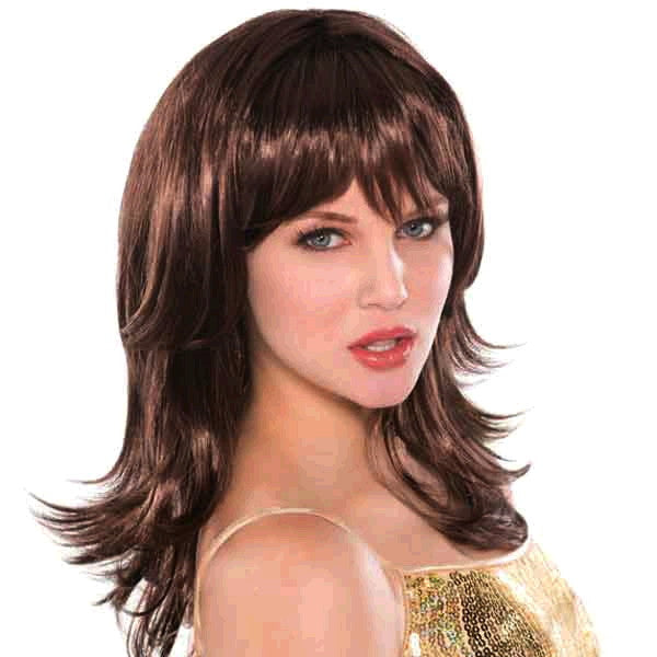 Brown Shag Wig