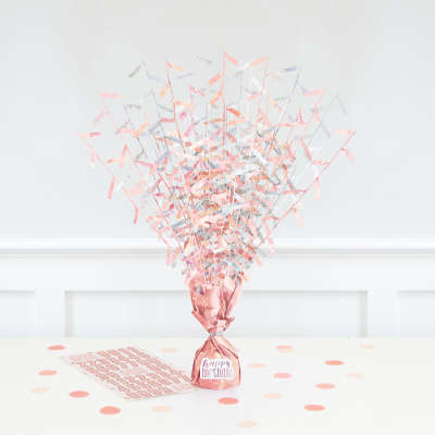 Birthday Glitz Foil Spray Centerpiece