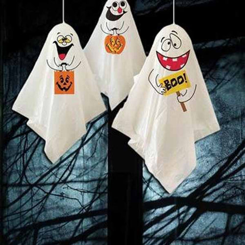 Hanging Ghost Decorations - 3ct