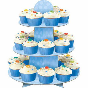 Blue Cupcake Stand