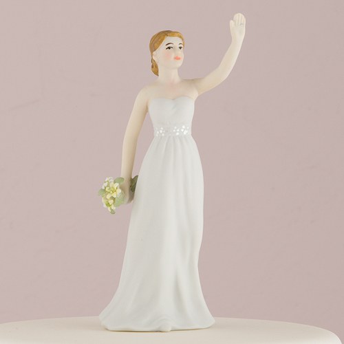 High Five Bride Cake Topper