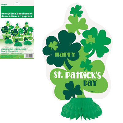 St Patricks Day Honeycomb Decorations