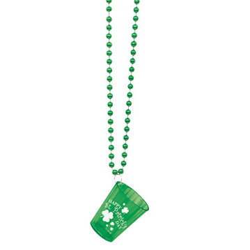 St Pats Shot Glass Necklace