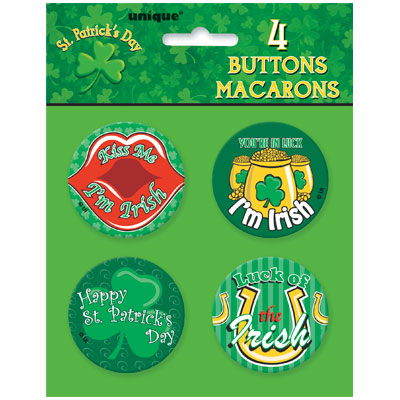 St Patricks Day Buttons