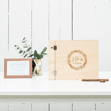 Load image into Gallery viewer, Wooden Guest Book