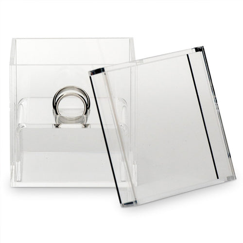 Acrylic Wedding Ring Box