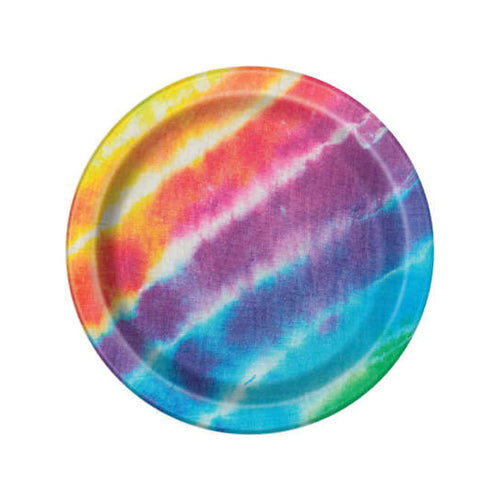 Tie Dye Dessert Plates