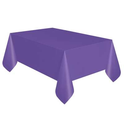 Purple Rectangular Table Cover