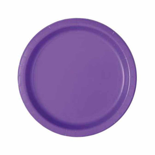Purple Paper Dessert Plates