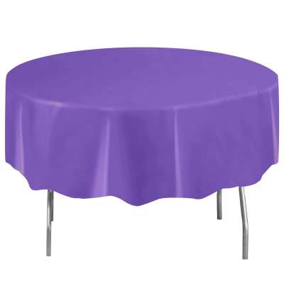 Purple Round Table Cover