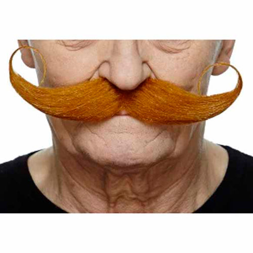 Auburn Lg Curled Moustache