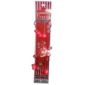 Canada Flag Flashing Necklace