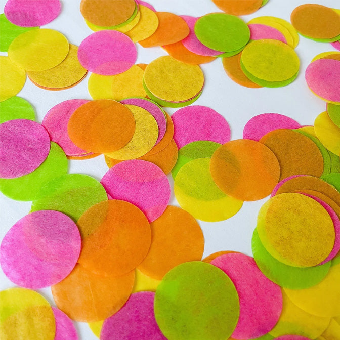Neon Paper Confetti