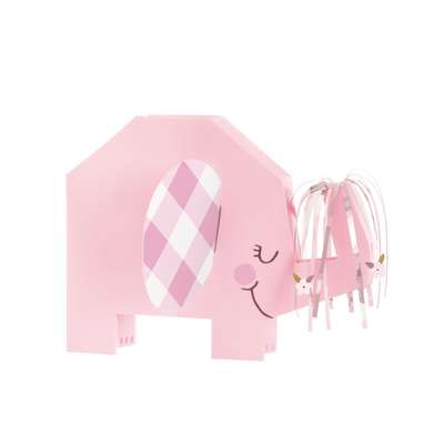 Pink Elephant Folded Centerpiece