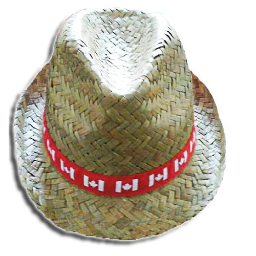 Canada Straw Fedora