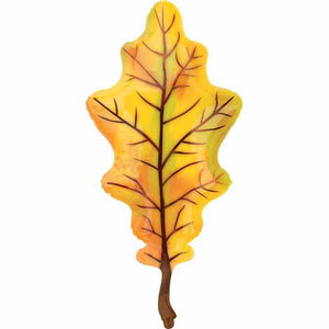 Oak Leaf Yellow 42" Foil Balloon