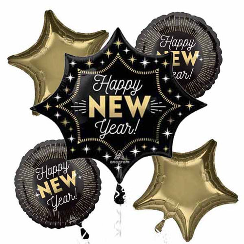 New Years Glam Foil Balloon Set