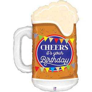 Cheers Mug 34" Foil Balloon