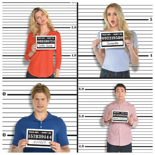 Police Lineup Backdrop