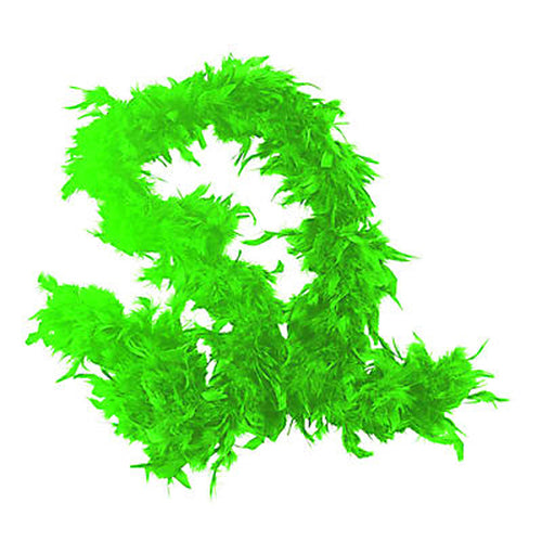 Feather Boa - Lime Green