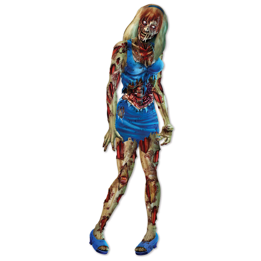 6ft Zombie Girl Cutout