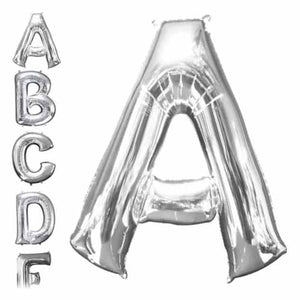34" Silver Letter Balloon